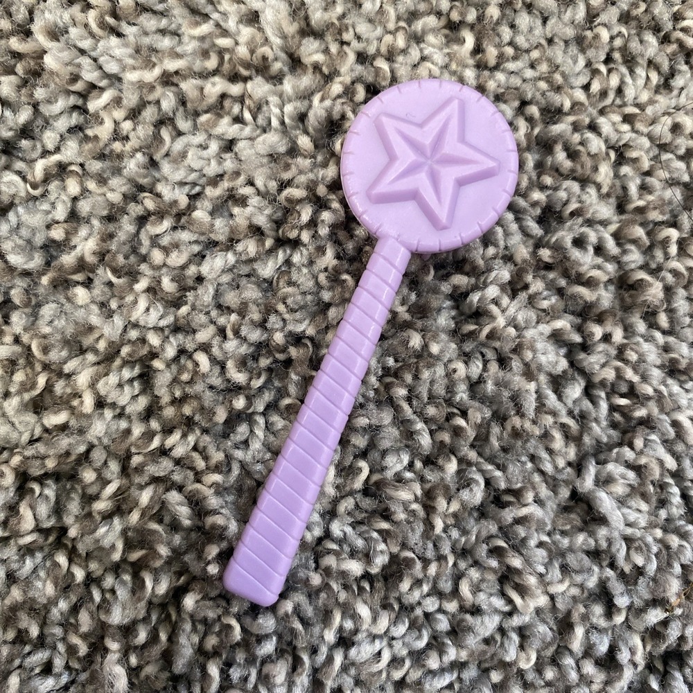 Vintage 1985‎ Tonka Star Fairies Dolls Purple Star Hair Brush